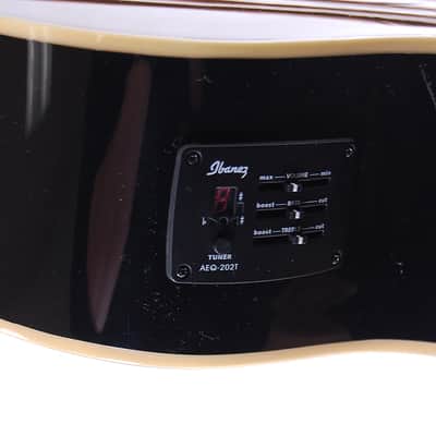 Ibanez AEB5E Acoustic Electric Bass Guitar - Black image 5