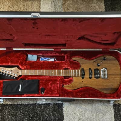 Ibanez TQM1-NT Tom Quayle Signature with Monkey WOOD body & Maple Neck 2018 - Present - Natural image 17