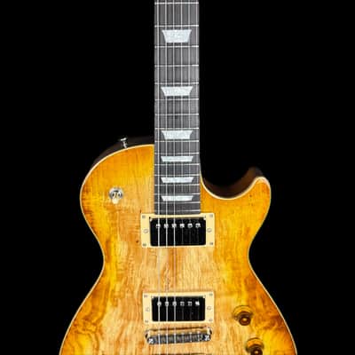 Cream T Aurora GX Pickup Swapping Electric Guitar Naked Whiskerburst, Spalted Maple w/Deluxe Gigbag image 6