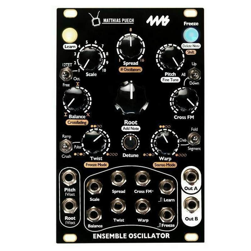 4ms Ensemble Unified Polyphonic Voice Of 16 Complex Oscillators Module (black)