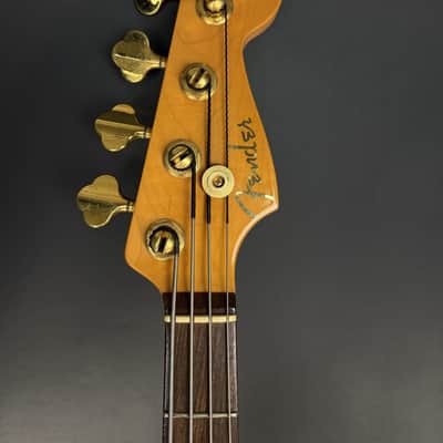2001 Fender American Deluxe Zone Bass - Amber Bild 5