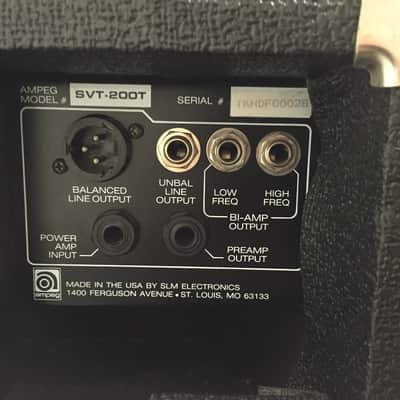 1980s Ampeg SVT-200T Solid-State Head & SVT810E 8x10 Cab image 8