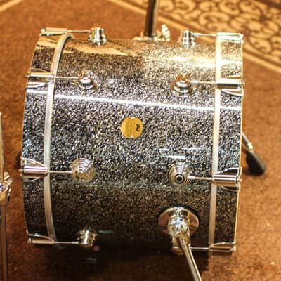 DW Collector's Jazz Maple Gum Black Galaxy Drum Set - 18,12,14,14sn - SO#1393931 image 2