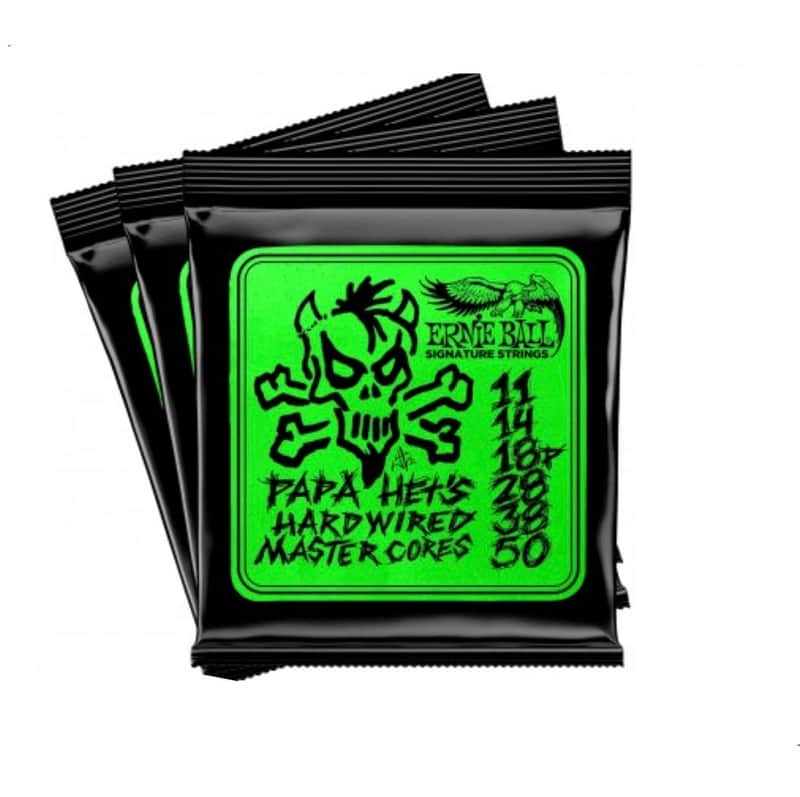 3 Pack of Ernie Ball James Hetfield Papa Het's Hardwired Master Core Strings image 1