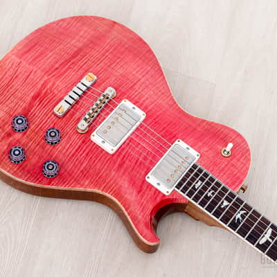 2023 Paul Reed Smith Wood Library McCarty 594 Singlecut 10 Top Bonnie Pink w/ Brazilian Board, Case & Tags image 7