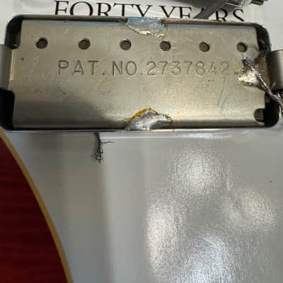 Gibson Mini-Humbucker Pick up-Stamped Pat. # 80's 90's -Chrome image 2