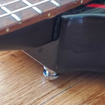 Harmony 818b Gibson Explorer Copy || Active Splittable HHH pickups || Black and Red image 7