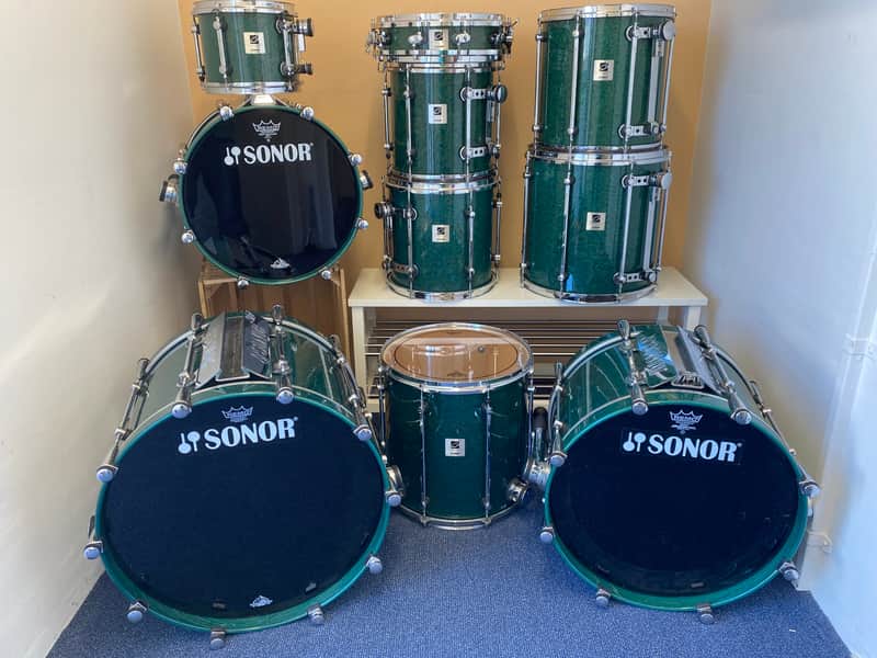 Sonor Designer Maple Lite 90’s Green 10 piece image 1