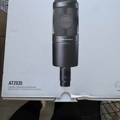 Audio-Technica AT2035 Large Diaphragm Cardioid Condenser Microphone 2010s - Black