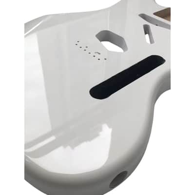 White Hybrid Offset Style Alder Wood Guitar Body DIY Project image 2
