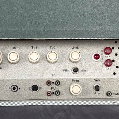 1955 Dynacord DA15V Combo Amplifier - Grey & Green image 4