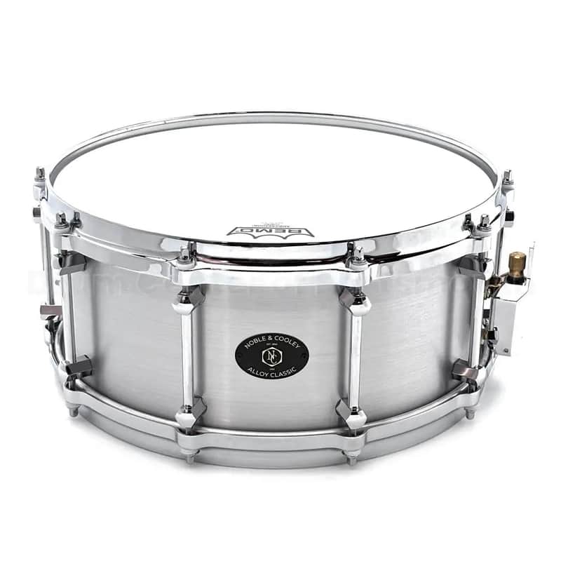 Noble & Cooley Alloy Classic Snare Drum 14x6 Raw w/Cast Hoops image 1