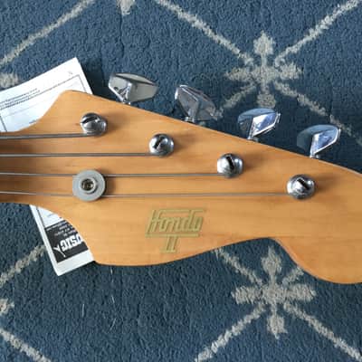Hondo II Bass circa 1980's Black image 6