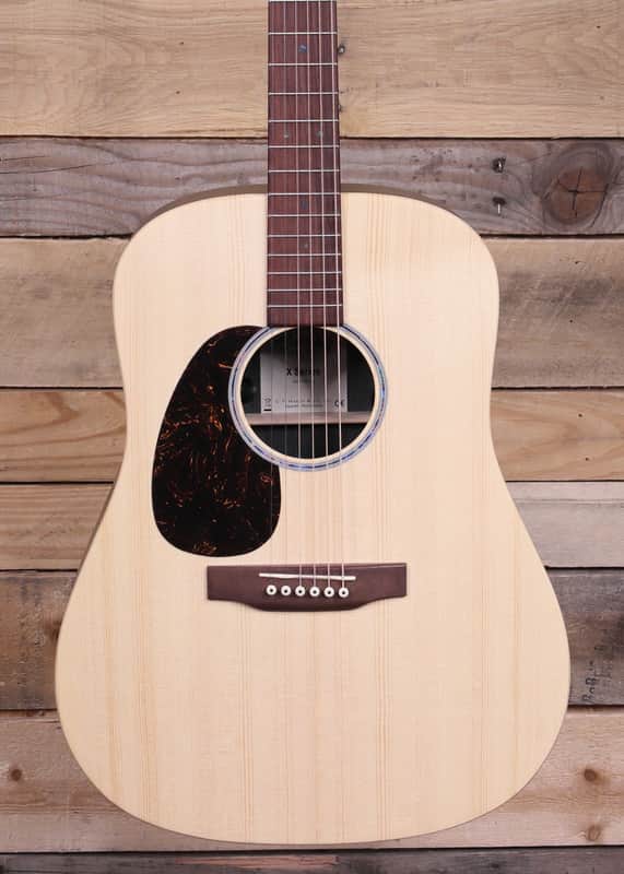 Martin D-X2E Brazilian Left-Handed Acoustic/Electric Guitar Natural w/ Case image 1