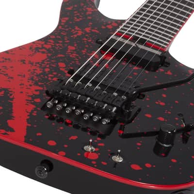 Schecter Sullivan King Banshee-7 FR-S - Obsidian Blood (2485) image 11