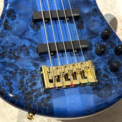 Spector Euro 5 CST Black & Blue w/White Back Gloss [3.98kg] image 4