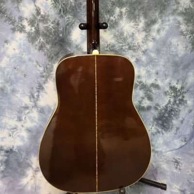 Vintage RARE 1978 Kent Model KF310 Korea Acoustic Guitar Pro Setup New Strings Semi Hard Shell Light Weight Case image 14