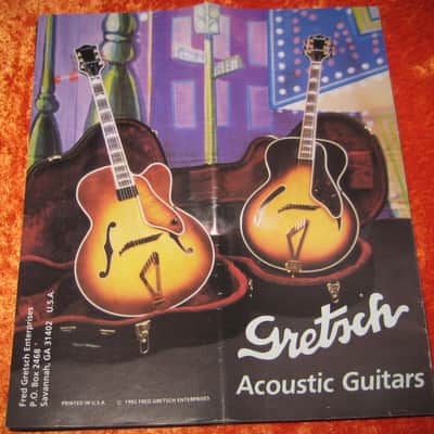 Gretsch Acoustic Guitar Catalog from 1992 image 10