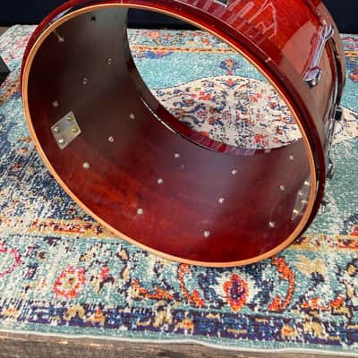Vinnie Colaiuta's Yamaha 24"x16" Recording Custom Bass Drum Shell and Hoops Only.  Cherrywood Lacquer image 9