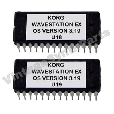 Korg Wavestation EX firmware OS update upgrade version 3.19 Eprom Rom
