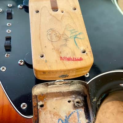 1979 Fender Mustang Lefty 3-color Sunburst image 21