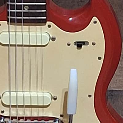 1967 Gibson Melody Maker D "SG" - Fire Engine Red - image 7