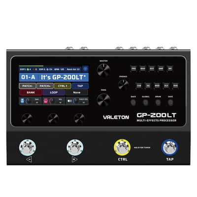 VALETON Multi Effects Processor Multi-Effects Guitar Bass Pedal with Expression Pedal FX Loop MIDI I/O Amp Modeling IR Cabinets OTG USB Audio Interface GP-200 LITE(U.S. domestic inventory) image 1