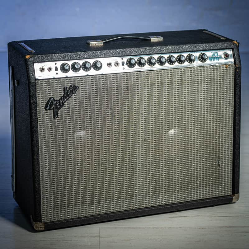 Fender Silverface Twin Reverb Ex Kurt Cobain, Nirvana Bleach Tour Black 1970s
