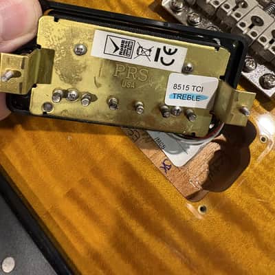 PRS CE-24 Amber Sunburst 2022 - with Black Satin neck image 16