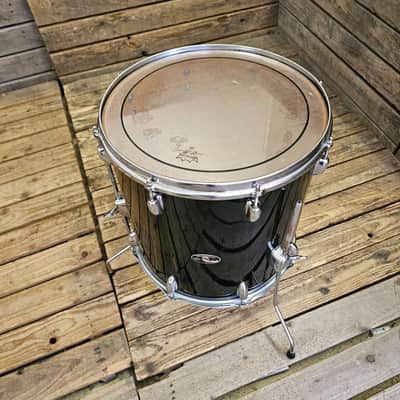 Slingerland 16" Floor Tom Drum, Black USED! RKSLN220726 image 2