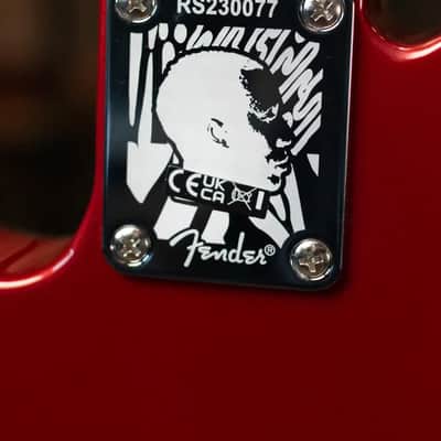 Fender Limited Edition Raphael Saadiq Telecaster - Dark Metallic Red with Hardshell Case - Used image 10