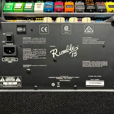 Immagine Fender Rumble 15 V3 15-Watt 1x8" Bass Combo 2015 - Present - Black - 5