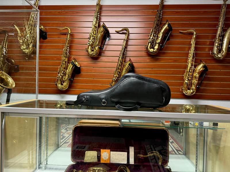 Reunion Blues San Francisco Leather Alto Saxophone Case w/ LARGE POCKET! image 1