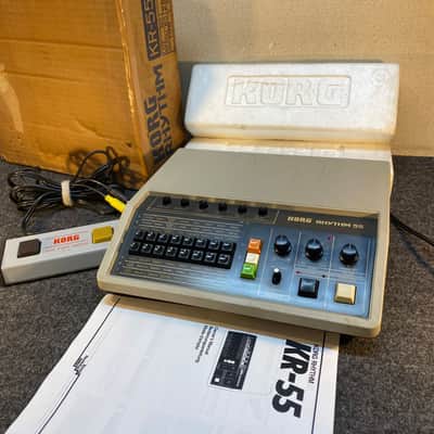 Korg KR-55 Rhythm 55 1970s - Cream image 13
