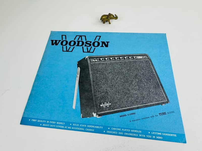 Woodson Amplifiers Foldout – circa 1970 image 1