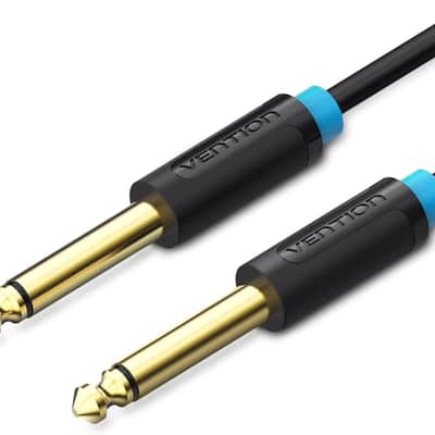 VENTION 6.35mm to 6.35mm Guitar Cable 2m (RRP £12.99) from Sinners Music image 1