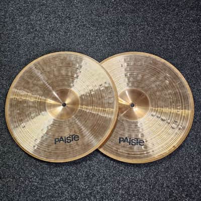 Hi-Hat Cymbals 14" Paiste 802 Vintage USED! RK82V190826 image 2
