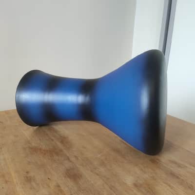 Sonika Sonika all clay practice darbuka 2020's - Black and deep blue finish image 6