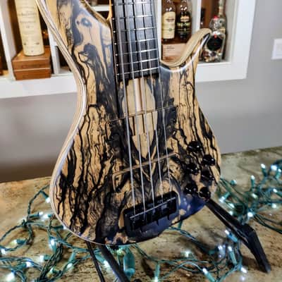 F Bass BN5 Pale Moon Ebony Top with Matching Headstock image 2