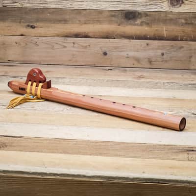 Hawk Native American Style ProLine Flute w/ Buffalo Totem E-Minor Aromatic Cedar image 1