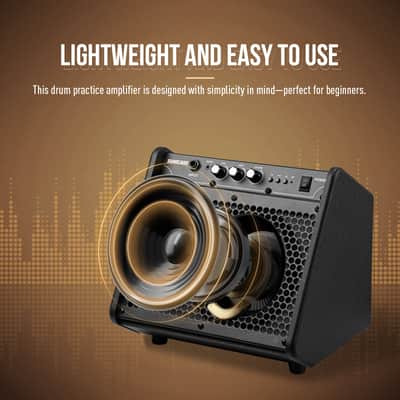 SONICAKE 20W Electric Drum Amp, Portable BT Drum/Keyboard Amplifier Speaker System with Dual Drivers for Home Practice, QDM-20(Shipping from local US,UK,EU warehouse) image 2