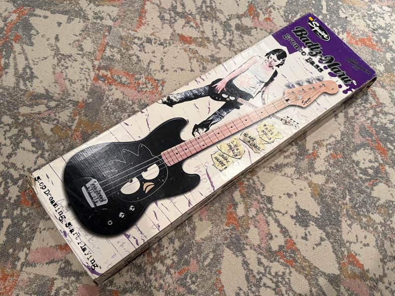 Badtz-Maru Bronco bass ばつ丸 ベース Squier Badtz Maru Bronco Bass Black 2008 – Chicago Music Exchange