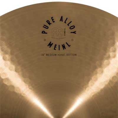 Meinl Pure Alloy Medium Hi-Hat PA14MH - HiHat image 6