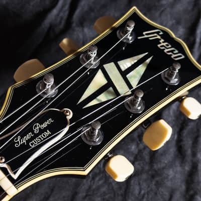 Greco EG-500C 3PU Super Power Les Paul Custom 1980-1982 - Black - VERY GOOD condition image 11