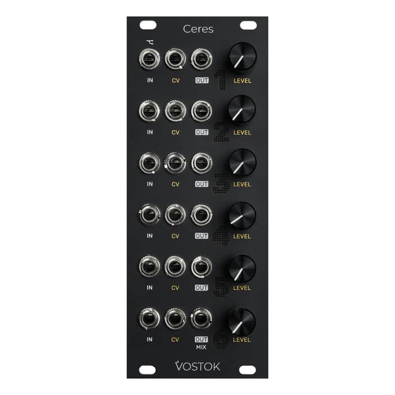 Vostok Instruments Ceres Eurorack Multi-Channel VCA Module image 1
