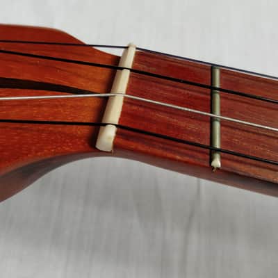 1998 G String Tenor Ukulele Hawaii Derek Shimizu Solid Koa Slotted Head w/ Case image 11