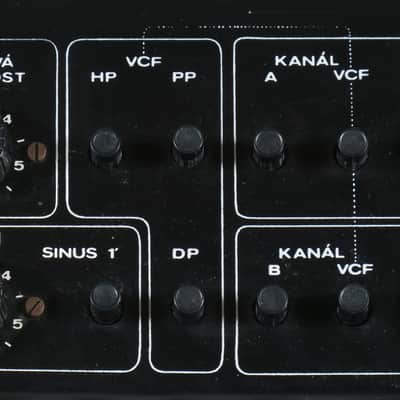 OPS Hodonín Syntezátor 3-83 Unisono super rare synth + schematics (partially working) image 7