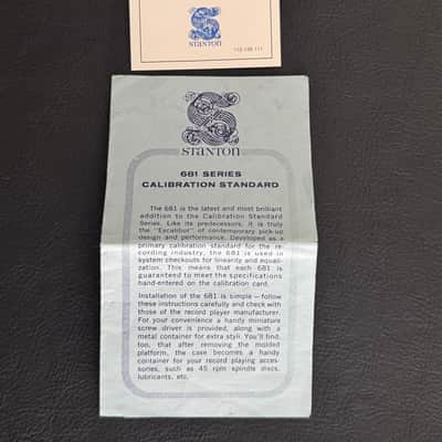 Stanton 681EE Moving Iron (MI) Phono Cartridge D6800EE Stylus in original box image 15
