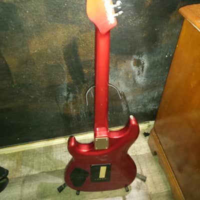 Yamaha SE 350 Super Strat Floyd Rose 1980s Candy Red image 9