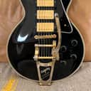 2020 Gibson Custom Shop Historic 3-Pickup 1957 Les Paul Custom True Black Beauty r7 Bigsby - Ebony VOS